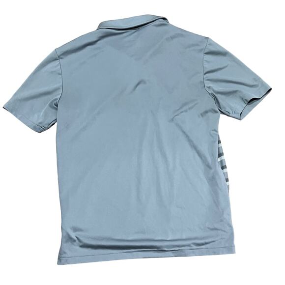 Adidas Climacool Competition Stripe Polo Shirt Men's Small Mid Gray MSRP $60 - Picture 2 of 5